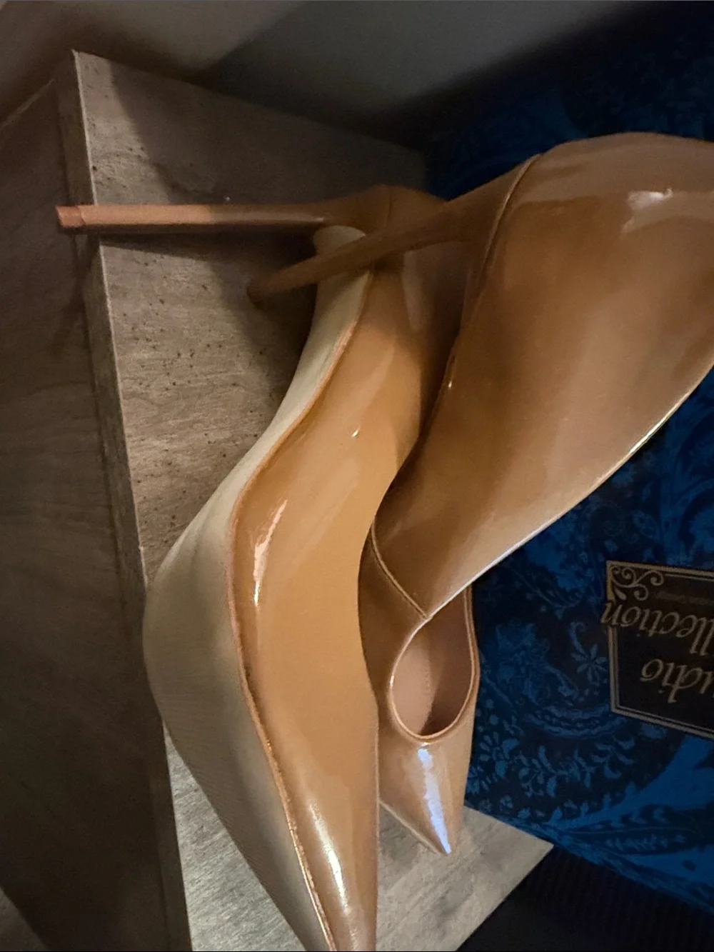 Steve Madden Glossy Mustard Pointed-Toe Pumps